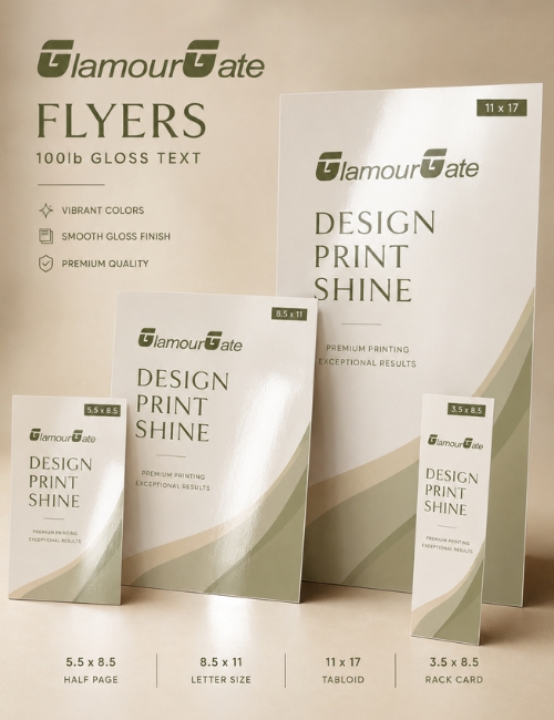 Flyers 100lb Gloss